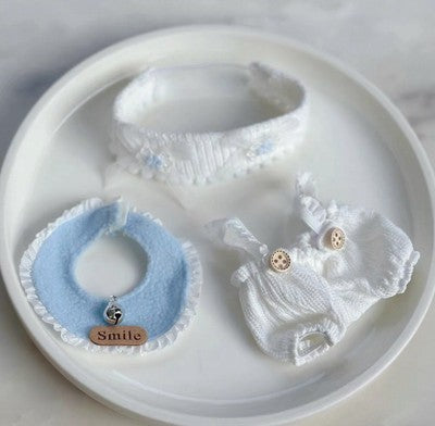 Labubu Doll Smiley Cozy Knit Doll Clothes (Doll Not Included)