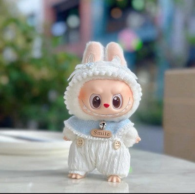 Labubu Doll Smiley Cozy Knit Doll Clothes (Doll Not Included)