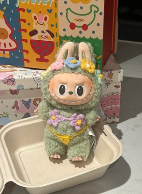 Labubu Doll Bikini Summer Vibe Doll Clothes (Doll not included)