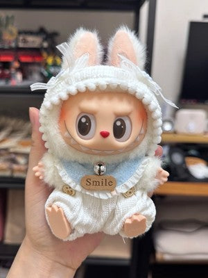 Labubu Doll Smiley Cozy Knit Doll Clothes (Doll Not Included)