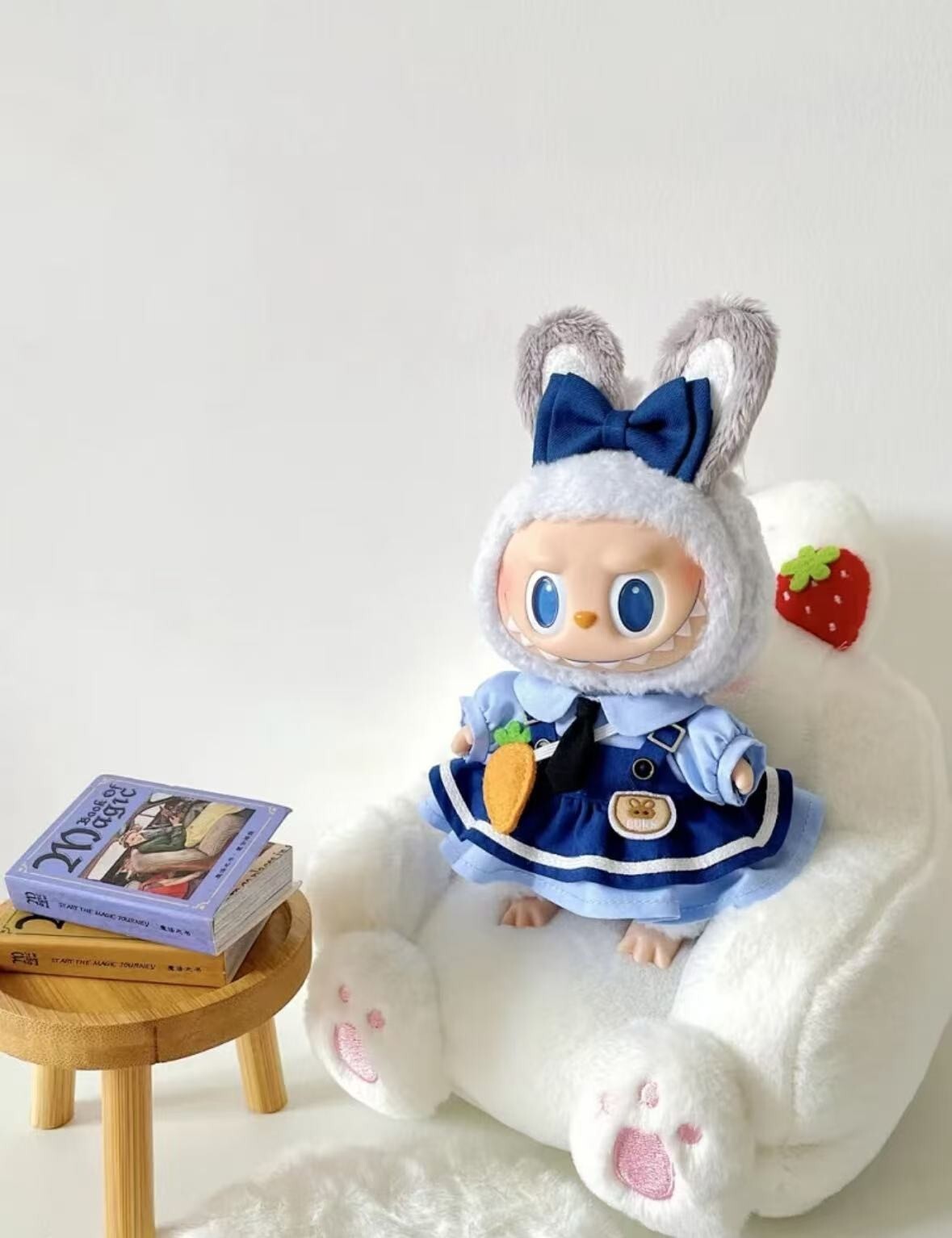 Labubu Doll Officer Judy Hopps Zootopia Rabbit Doll Clothes (Doll not included)