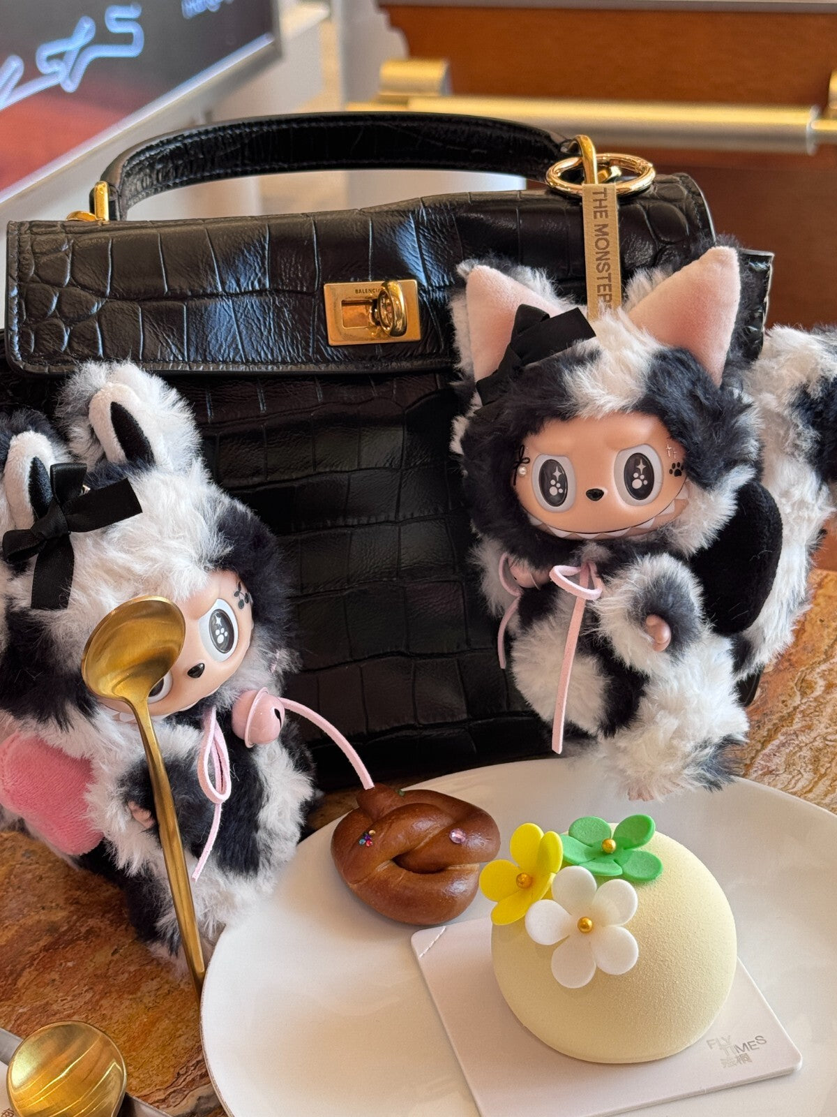 Labubu Doll Cow Cat Customized Labubu