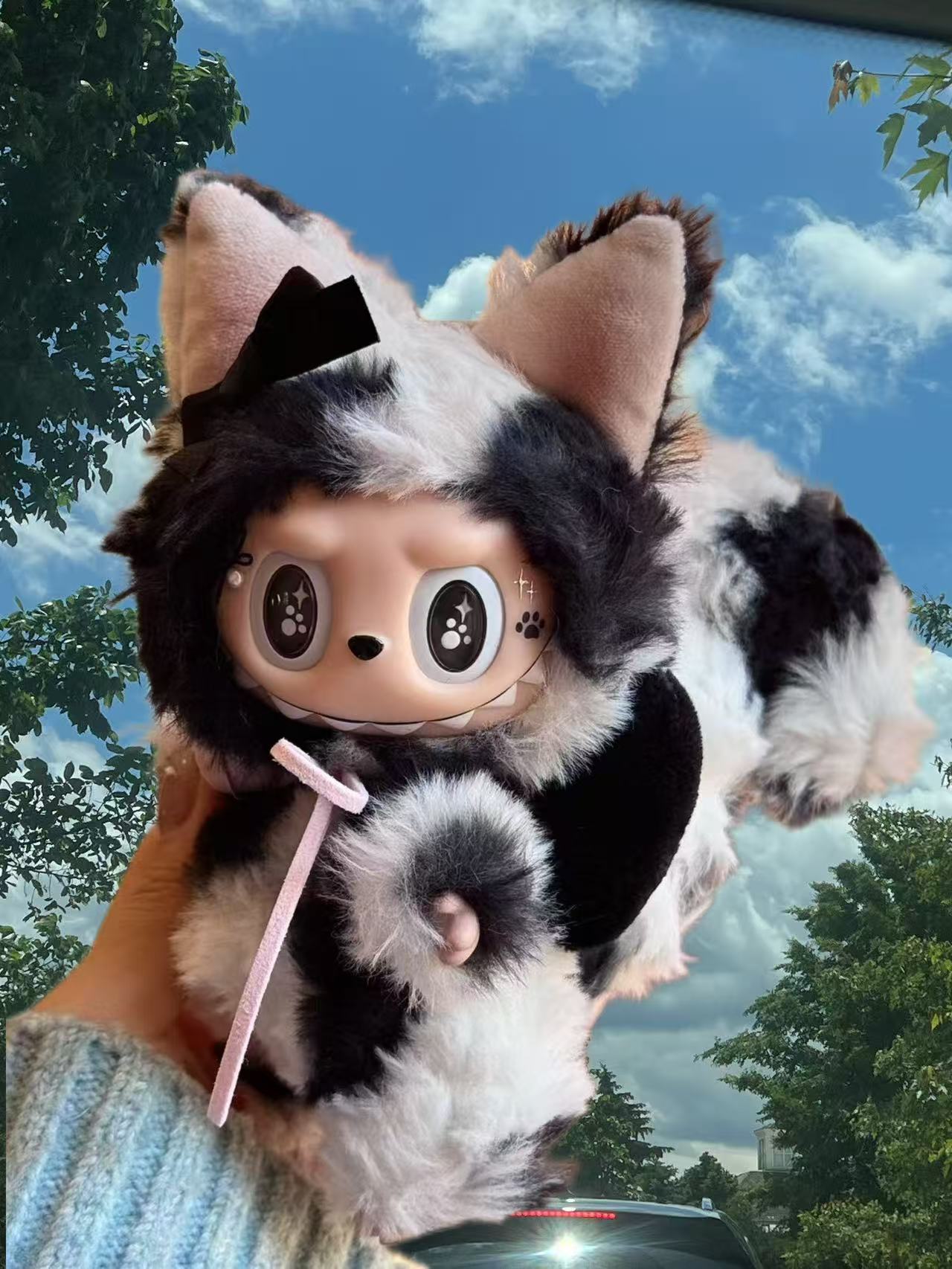 Labubu Doll Cow Cat Customized Labubu