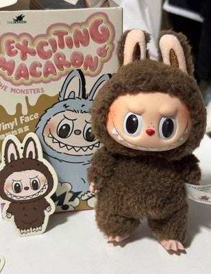 Labubu Doll The Exciting Macarons Chestnut Cocoa Secret Figurine Limited Edition