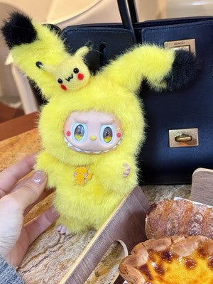 Labubu Doll Pikachu Customized Labubu
