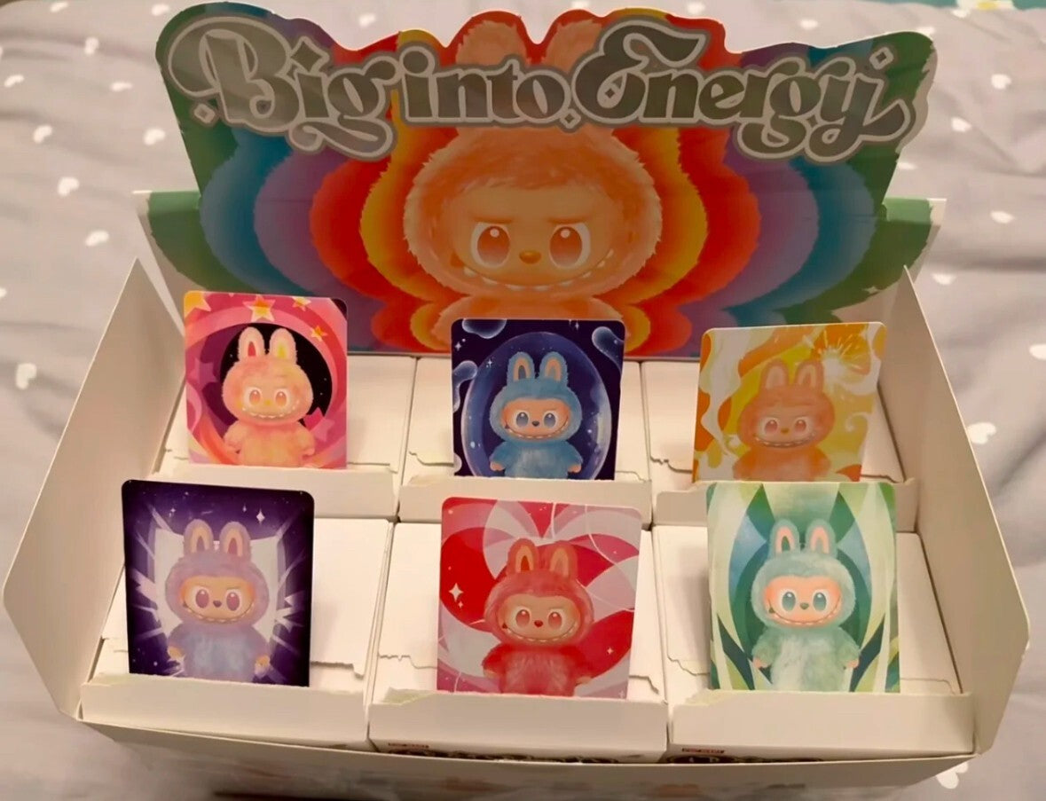 Labubu Biginto Energy Series Vinyl Plush Pendant Box set (6 Blind Boxes)