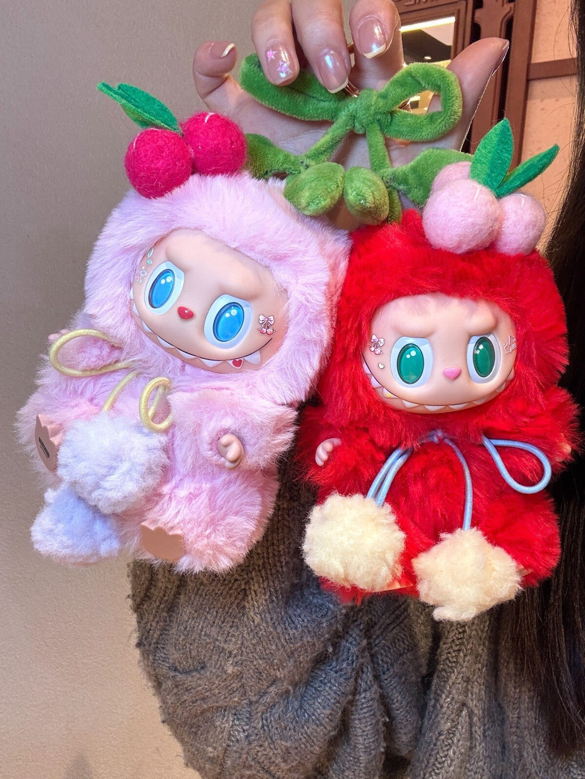 Labubu Doll Crying Baby Crying For Love Love You Cherry Customized Labubu