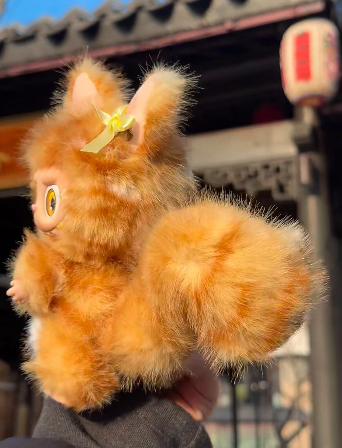 Labubu Doll Fortune Cat Maneki Neko Customized Doll