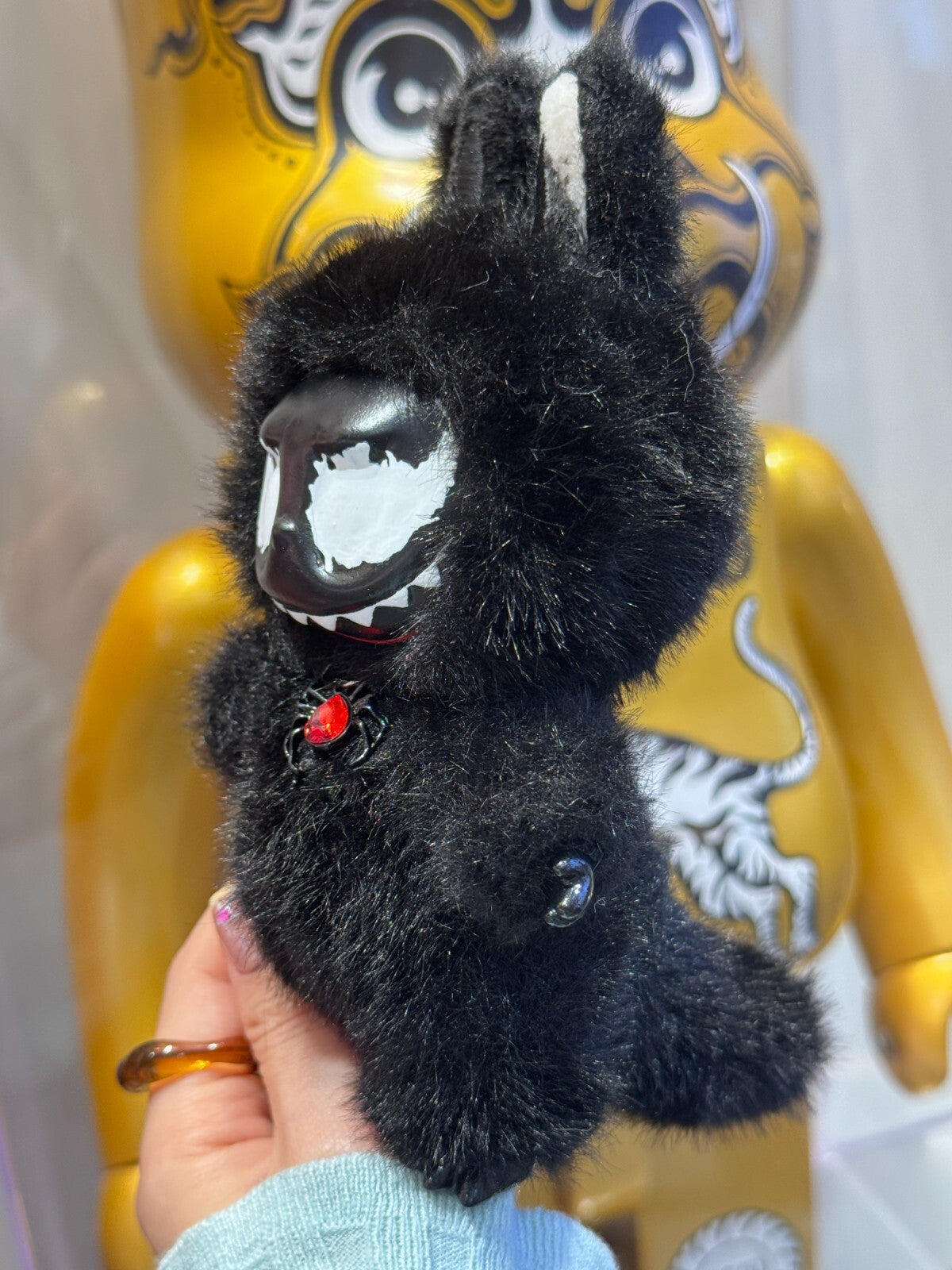 Labubu Doll Venom Customized Labubu