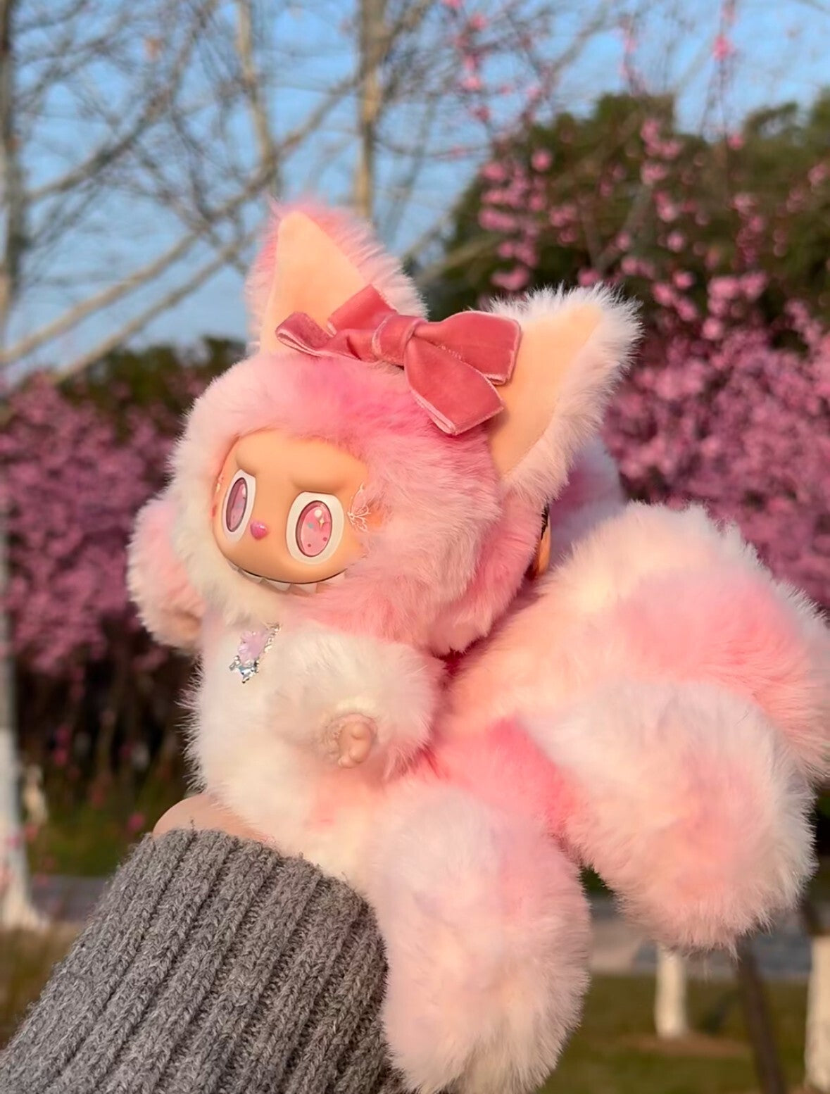 Labubu Doll Nine-tailed Fox Customized Labubu