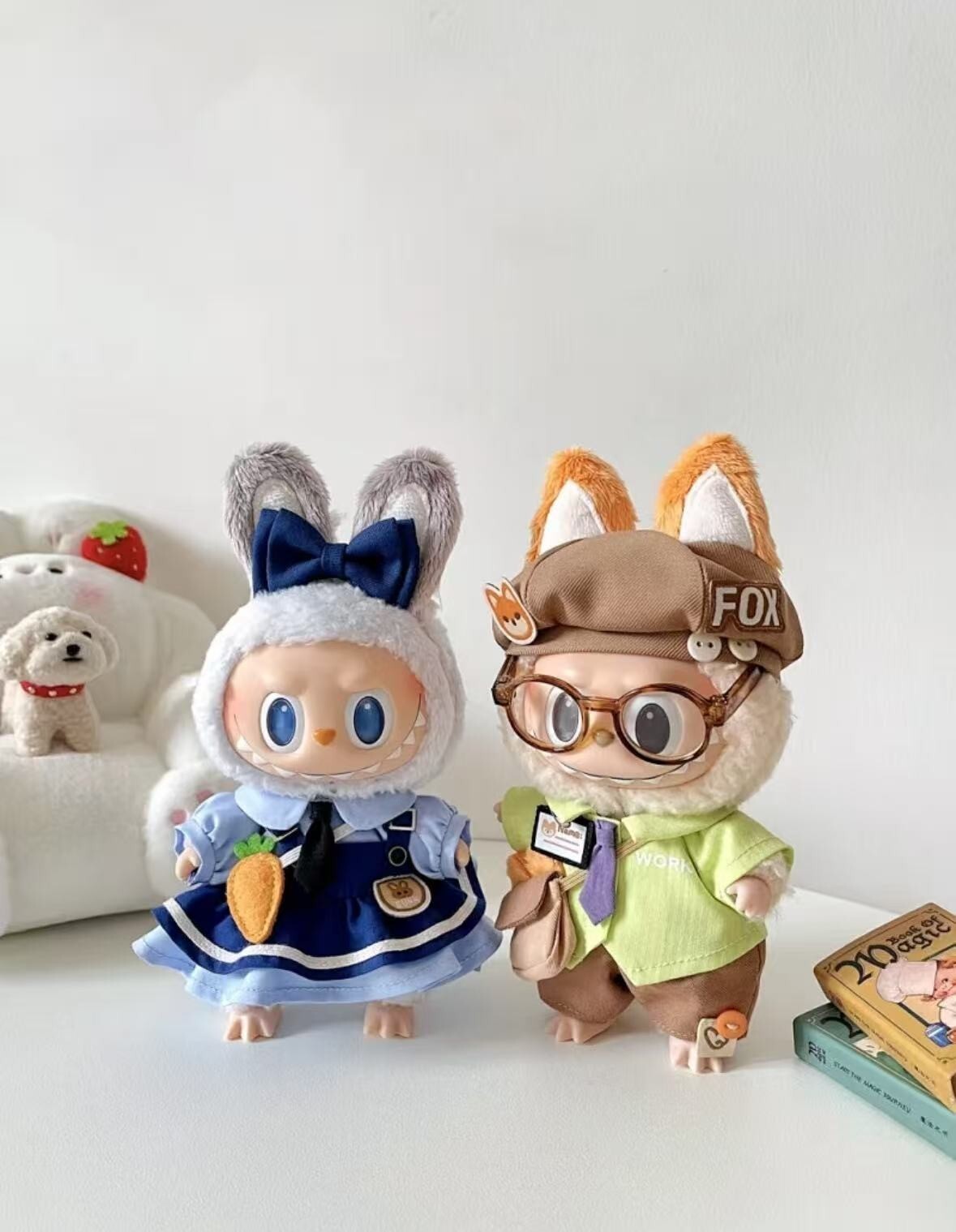 Labubu Doll Officer Judy Hopps Zootopia Rabbit Doll Clothes (Doll not included)