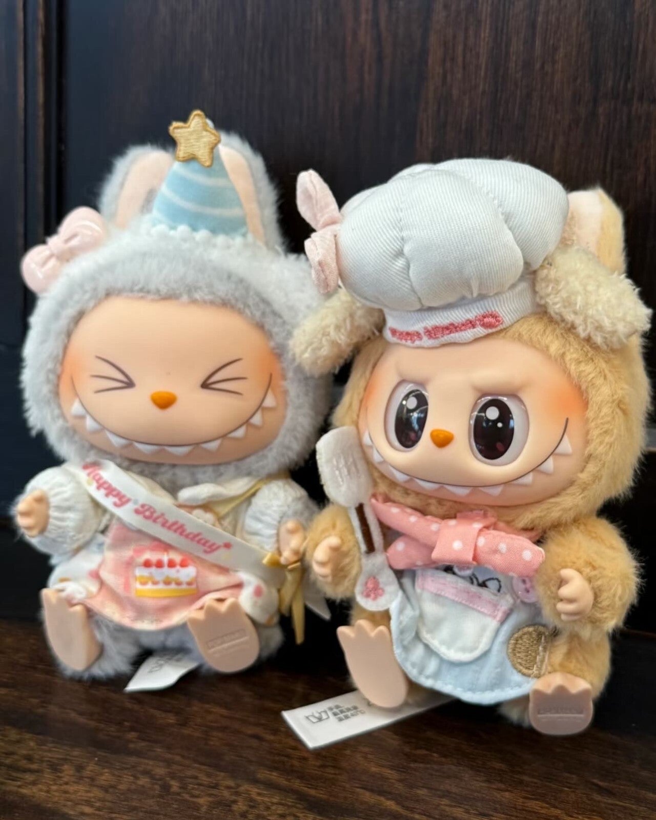 Labubu Doll Brown Chef Doll Clothes (Doll not included)