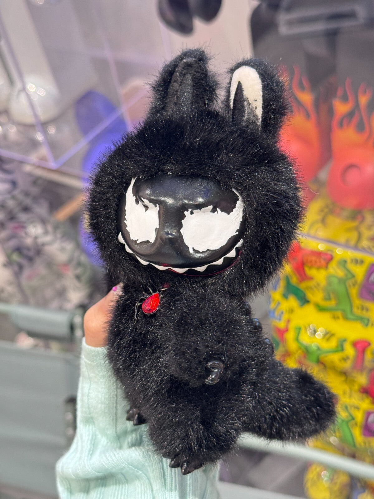 Labubu Doll Venom Customized Labubu