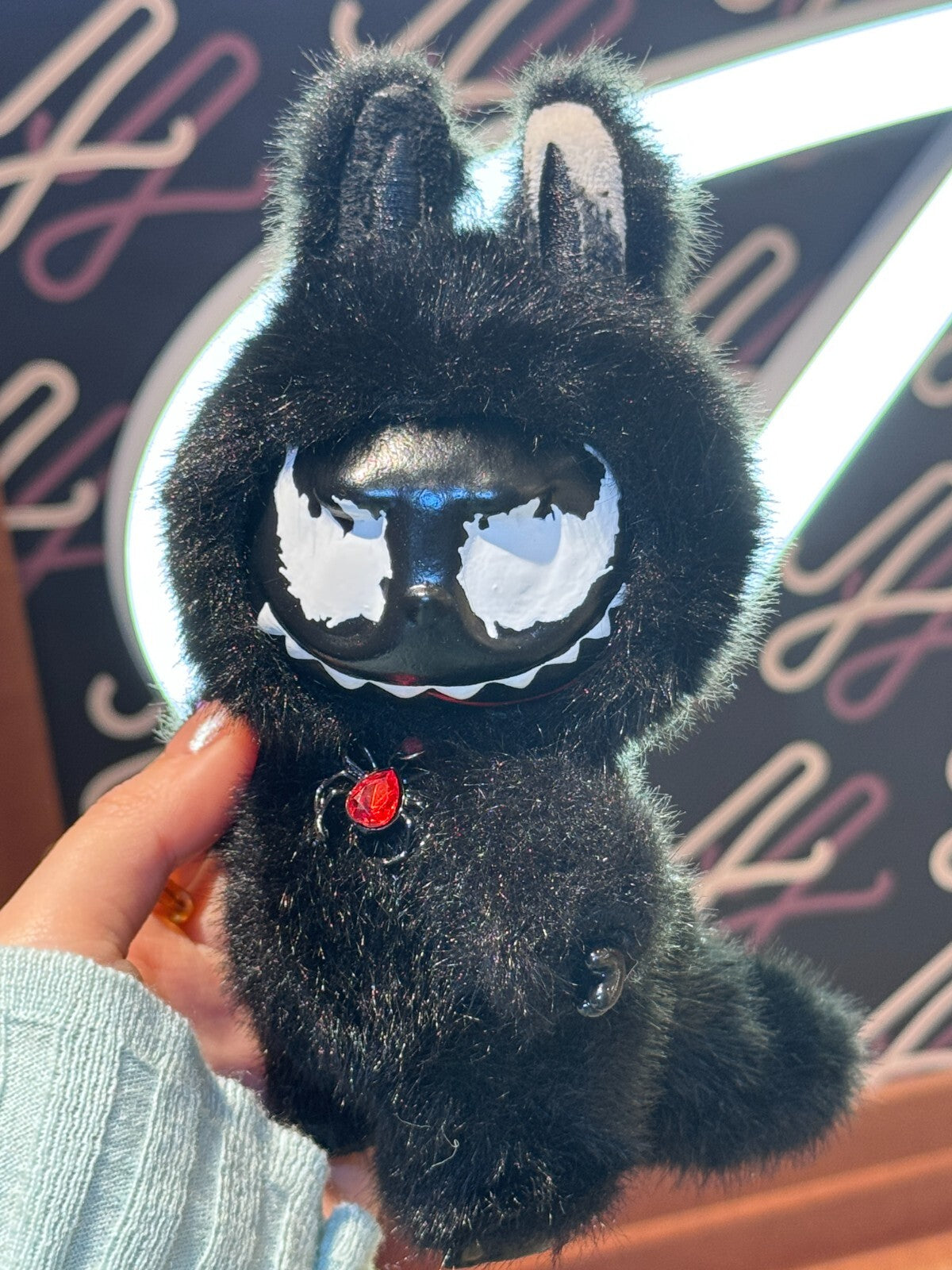 Labubu Doll Venom Customized Labubu