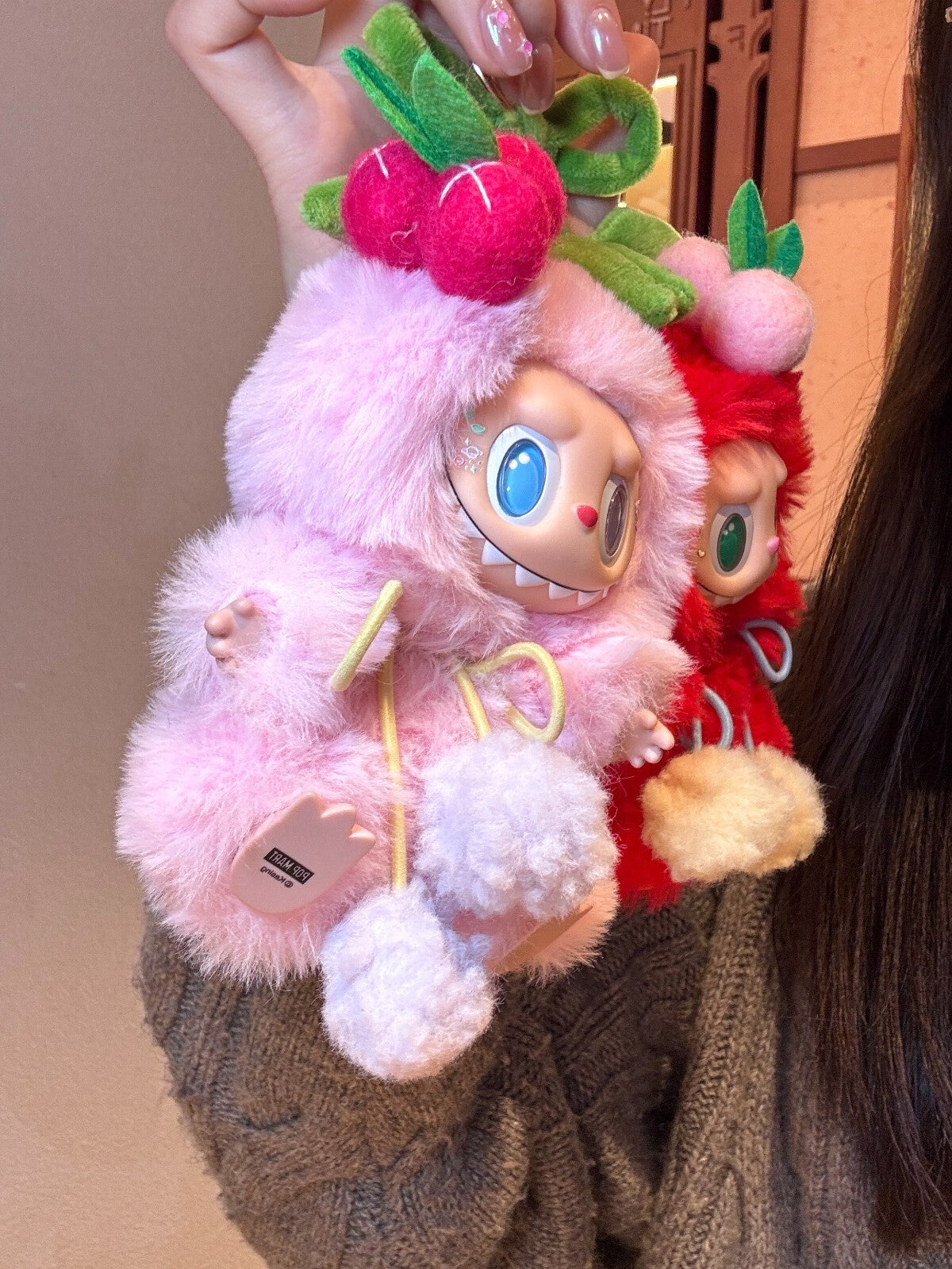 Labubu Doll Crying Baby Crying For Love Love You Cherry Customized Labubu