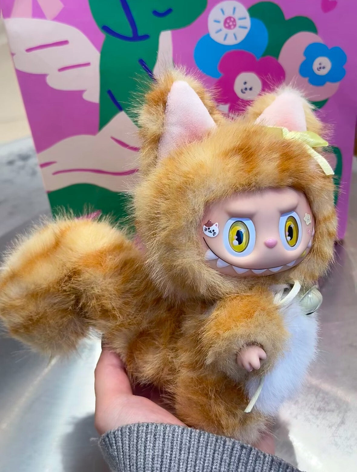 Labubu Doll Fortune Cat Maneki Neko Customized Doll