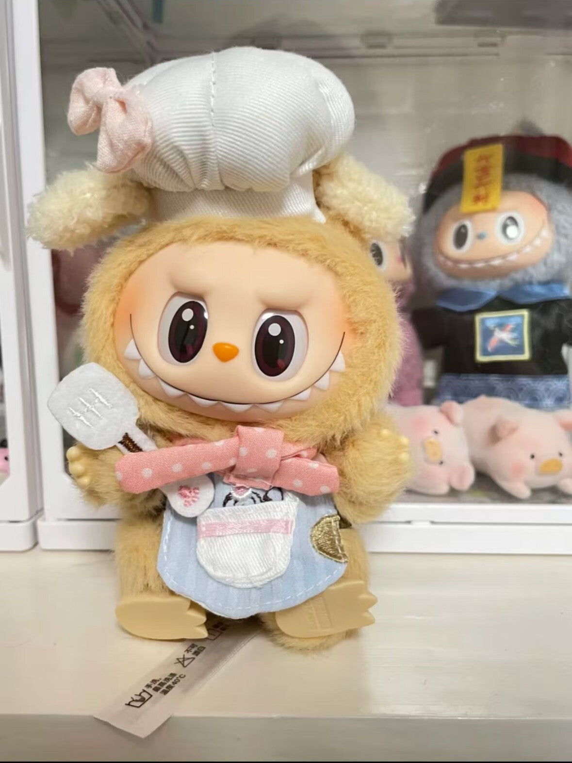 Labubu Doll Brown Chef Doll Clothes (Doll not included)