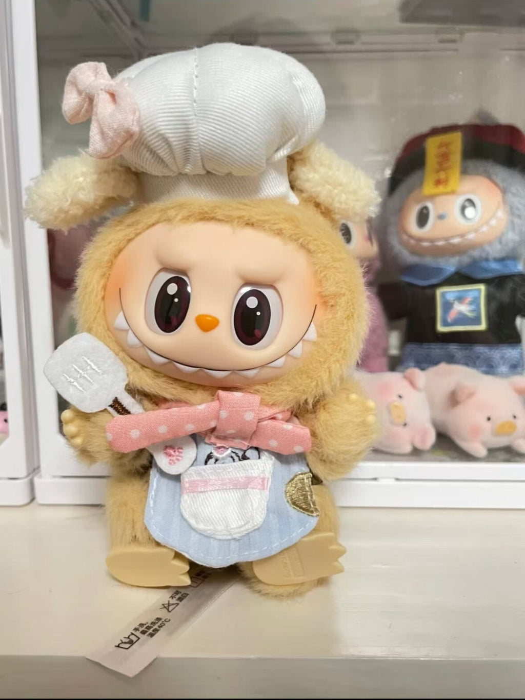 Labubu Doll Brown Chef Doll Clothes (Doll not included)