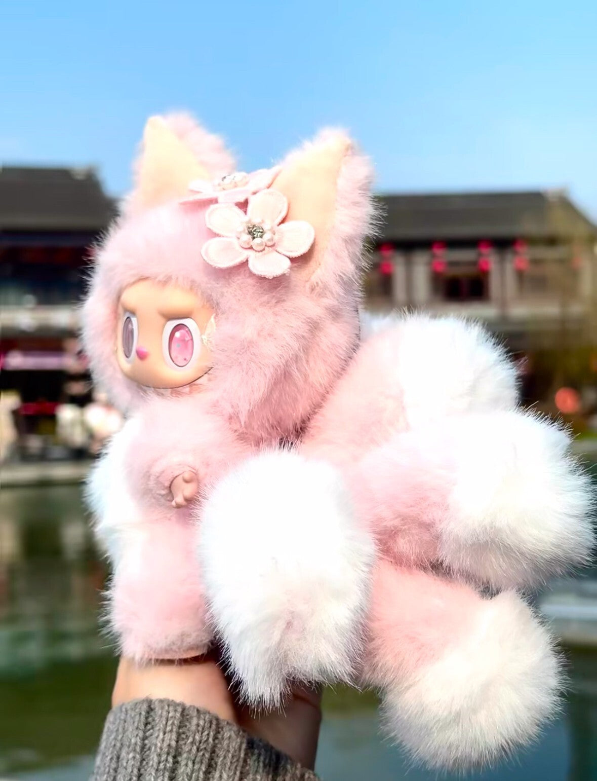 Labubu Doll Nine-tailed Fox Customized Labubu