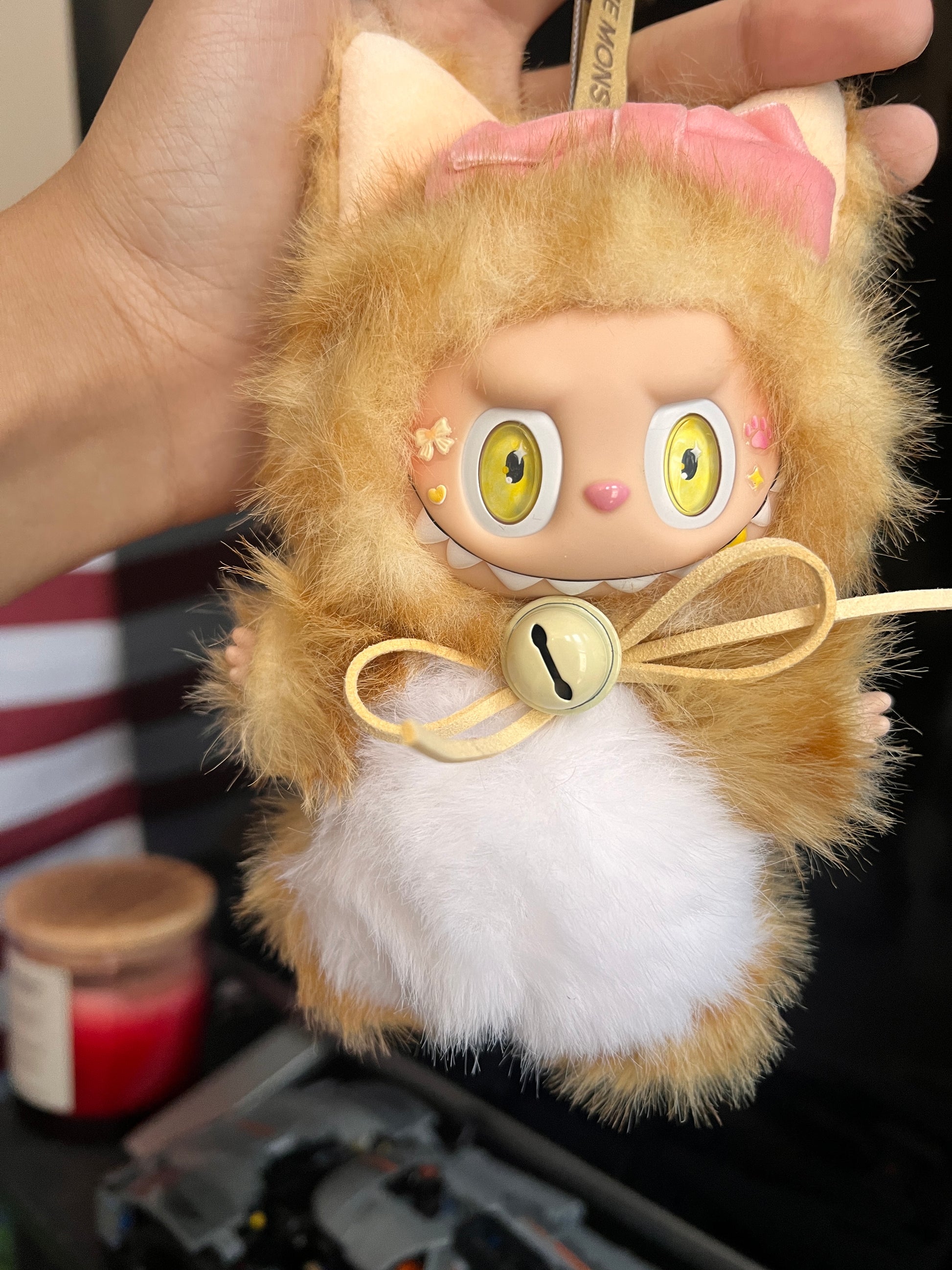 Labubu Doll Fortune Cat Maneki Neko Customized Doll