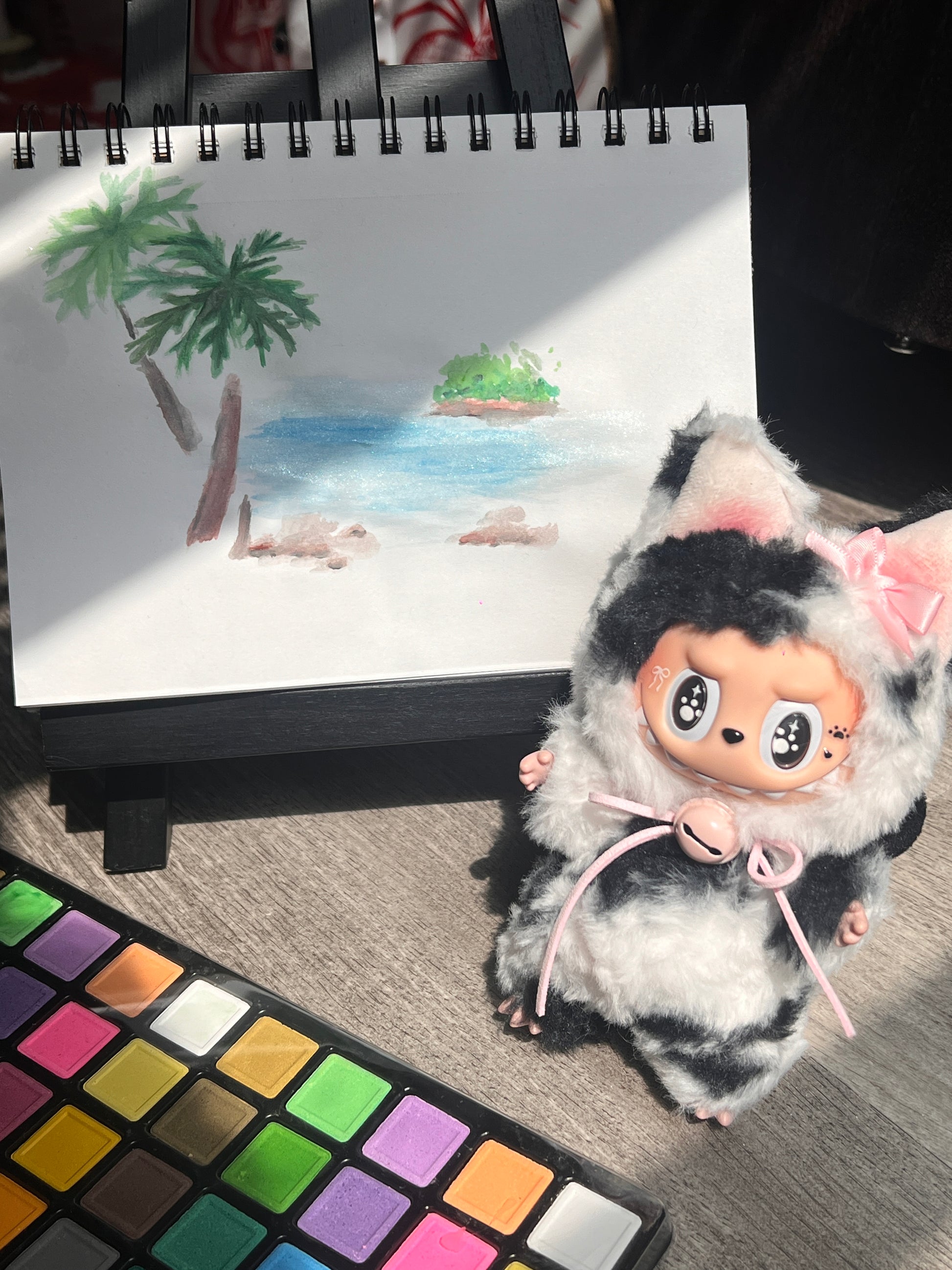 Labubu Doll Cow Cat Customized Labubu
