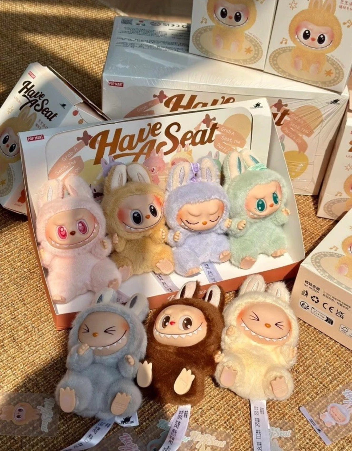 Labubu Have A Seat Series Vinyl Plush Pendant Blind Box