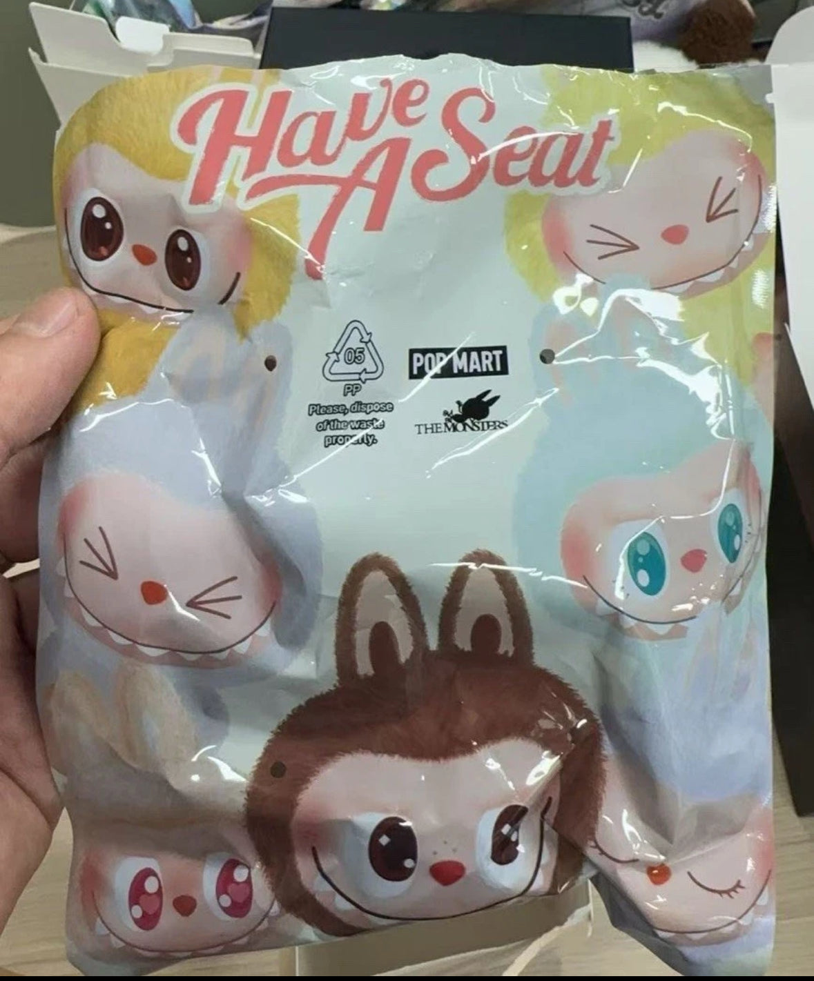 Labubu Have A Seat Series Vinyl Plush Pendant Blind Box