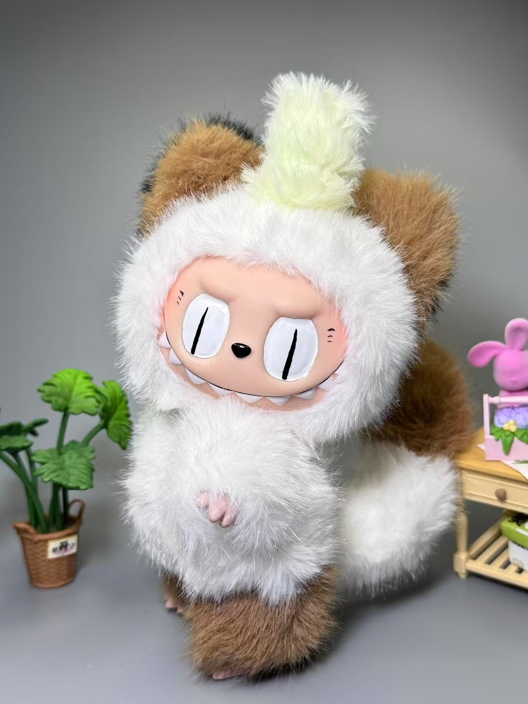 Labubu Doll Pokemon Meowth Customized Labubu
