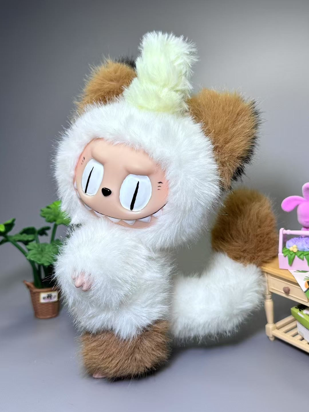 Labubu Doll Pokemon Meowth Customized Labubu